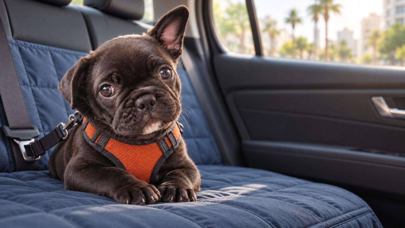 Pasajero viajando con su mascota en Pacto